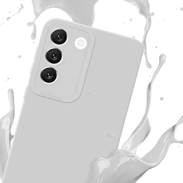 Skyddsfodral för Samsung Galaxy S22 i FLUID VIT Stötsäker Vit