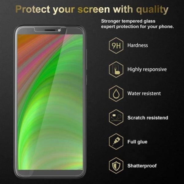 Cadorabo skyddsglas för HTC Desire 12 PLUS in - härdat skärmskydd (härdat) Transparent