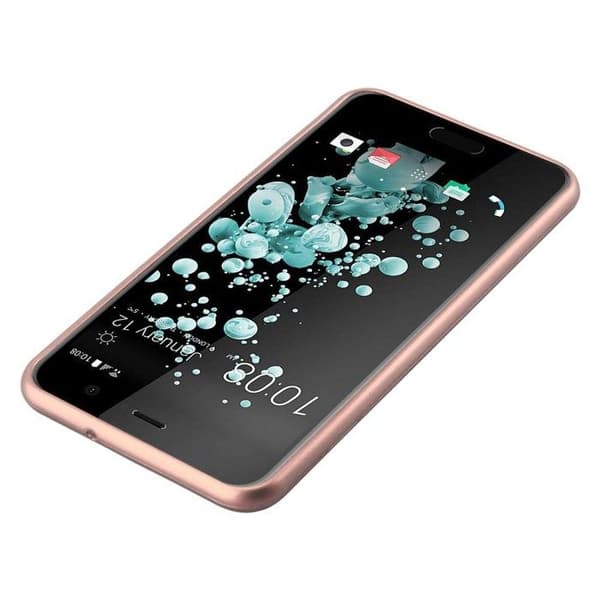 Skyddsfodral för HTC U PLAY Skyddsfodral i MATTE DESIGN i ROSAGULD Ros