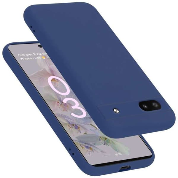Skyddande skal för Google PIXEL 6A Stötskydd i LIQUID BLUE Blå
