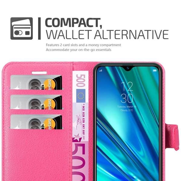 Fodral för Realme 5 PRO / Realme Q i SOCKERROSA Ros