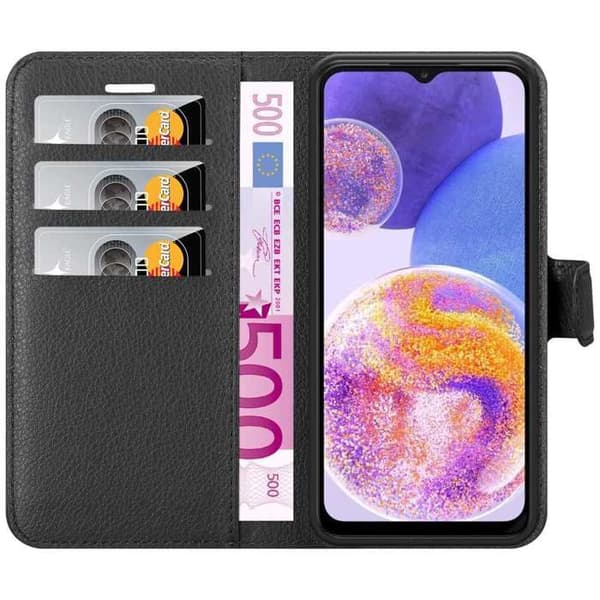 Etui för Samsung Galaxy A23 4G i JETSVART Svart