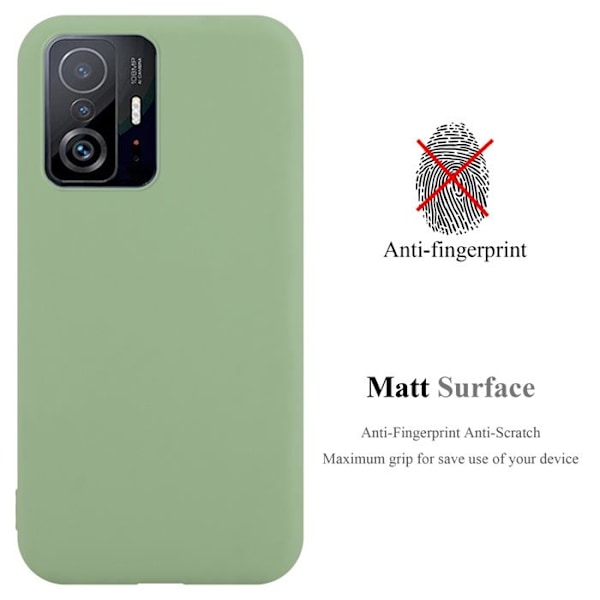 Fodral till Xiaomi 11T / 11T PRO Fodral i CANDY PASTEL GREEN Fodral Skydd Silikon TPU Fodral Grön