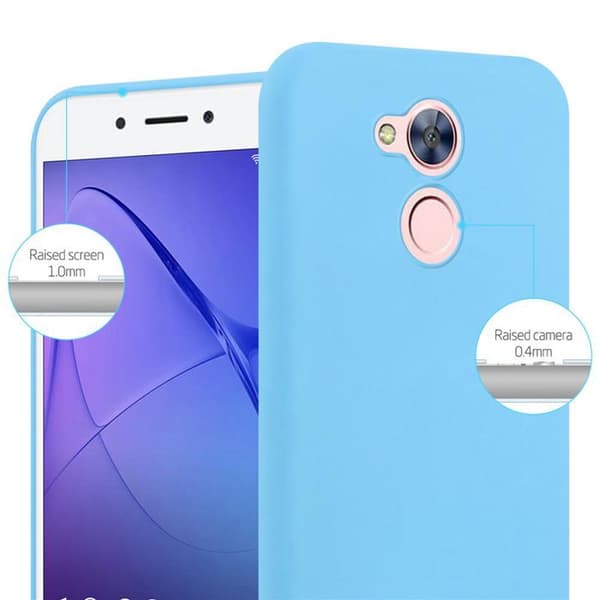 Skyddsfodral för Honor 6A PRO / 5C PRO CANDY BLÅ Stötsäker Silikon Blå