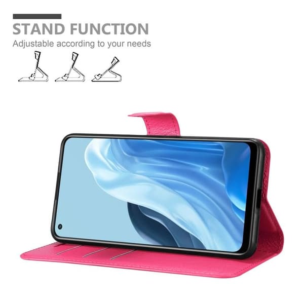 Etui för Oppo FIND X5 LITE / Reno7 5G i SOCKERROSA Ros