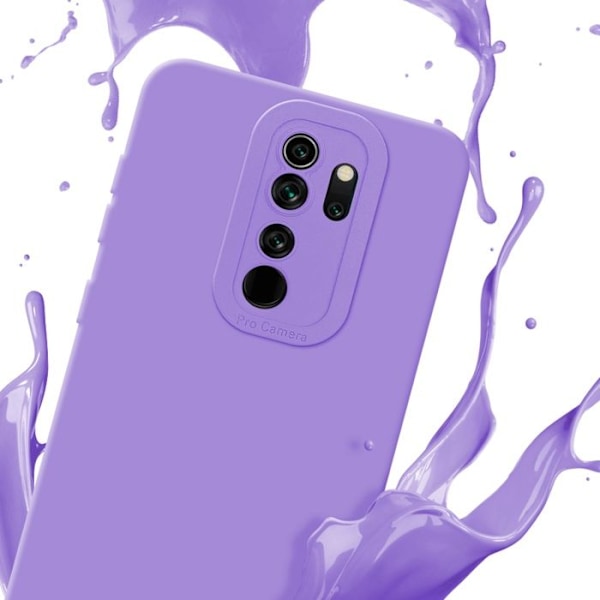 Coque för Xiaomi RedMi NOTE 8 PRO i FLUID LJUST VIOLETT Hölje Etui Case Cover i TPU-flexibel Skydd Lila