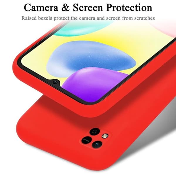 Skyddsskal för Xiaomi RedMi 9C / RedMi 10A Stötskydd i LIQUID RED Röd