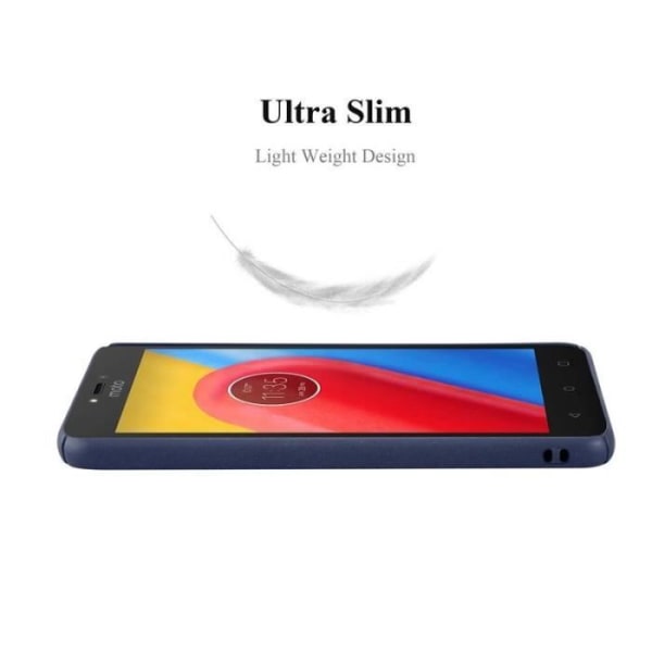Coque - CADORABO - MOTO C PLUS - Hårda skydd - Matt design - Blå färg Blå
