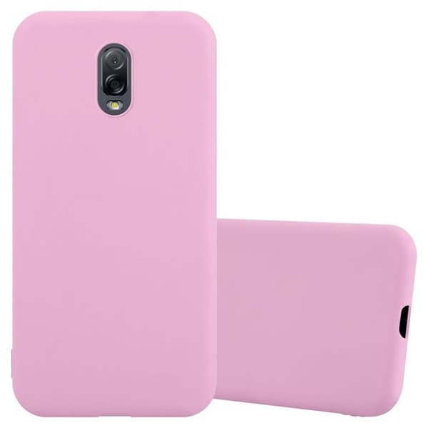 Skyddsskal för Samsung Galaxy J7 PLUS / C8 CANDY ROSE VIF Stötabsorberande Silikon Ros