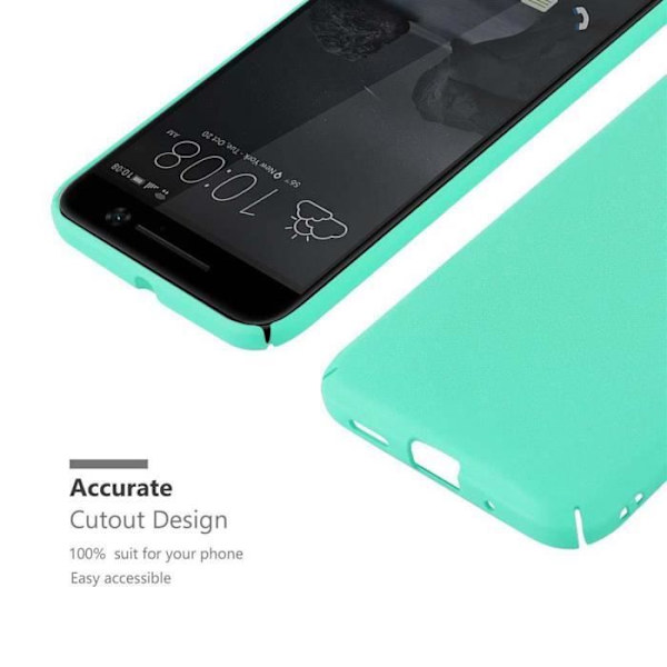 Coque - CADORABO - HTC ONE M10 - Stötskydd - Matt design - Färg Frosty Grön Frostig grön