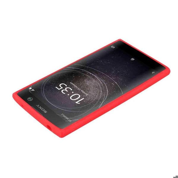 Skyddsskal för Sony Xperia L2 FROST RÖD Silikon TPU Röd