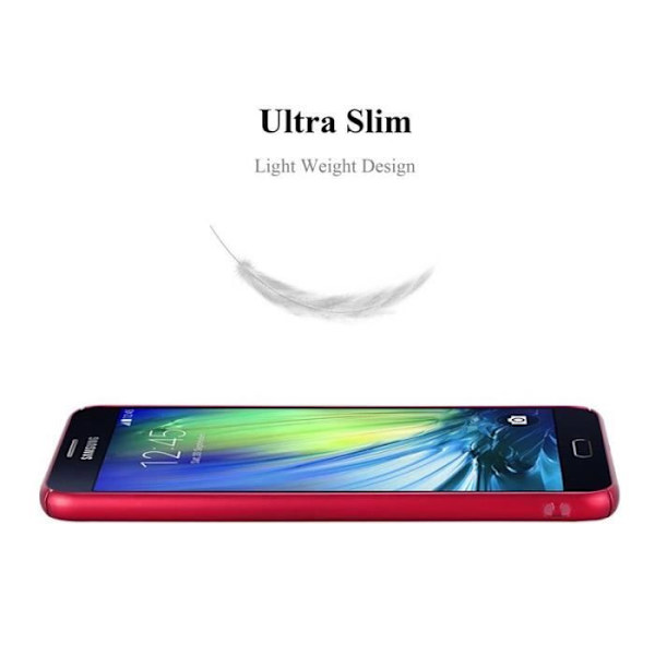 Cadorabo Fodral till Samsung Galaxy A7 2015 i METALLISK RÖTT
