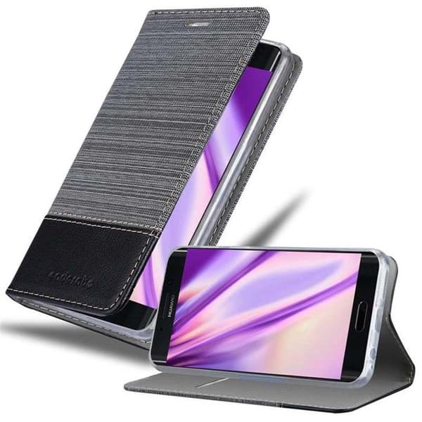 Skyddsfodral för Huawei MATE 9 PRO i GRÅSVART Etui Case Skydd MÖRKGRÅ