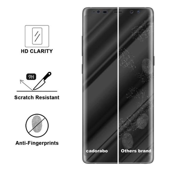 Härdat skärmskydd för Samsung Galaxy NOTE 8 Vit