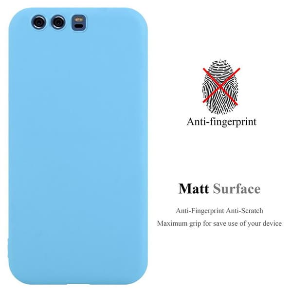 Skyddsfodral för Huawei P10 PLUS CANDY BLÅ Stötabsorberande Silikon Blå