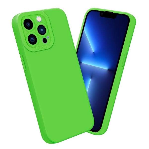Coque för Apple iPhone 12 PRO MAX i FLUID GRÖN Hölster Etui Case Cover i silikon TPU flexibel skydd Grön