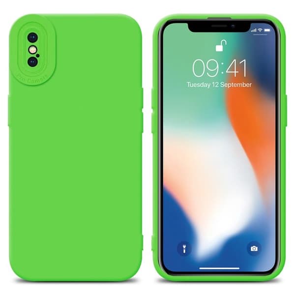 Skyddsfodral för iPhone XS MAX i FLUID GRÖN Stötsäker Grön