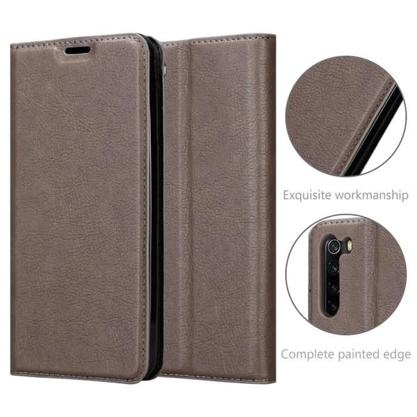 Etui för Xiaomi RedMi NOTE 8 Fodral i MÖRK BRUN brun