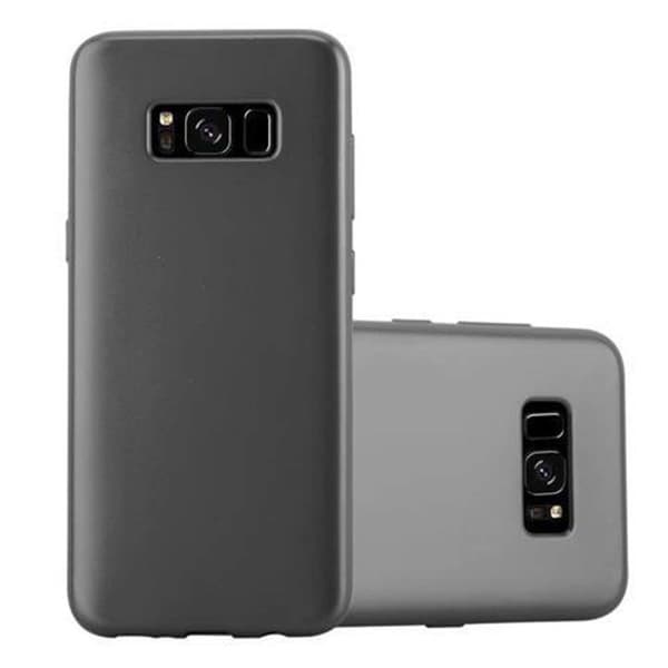 Skyddsfodral för Samsung Galaxy S8 PLUS, skyddsfodral i MATTE DESIGN i METALLIC GRÅ. Grå