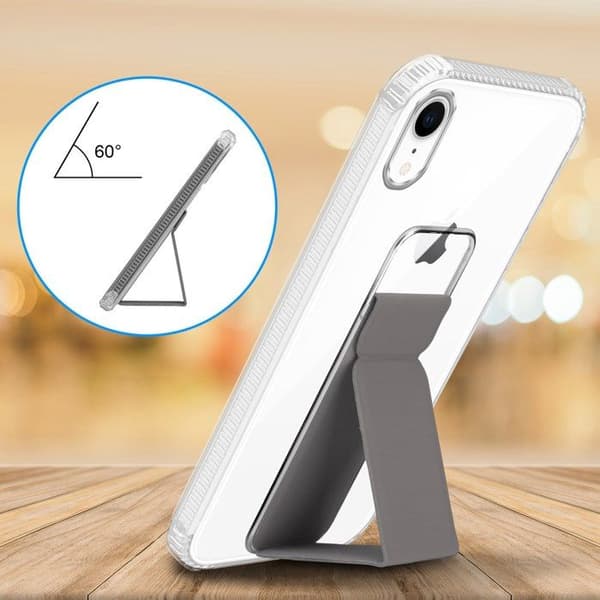 iPhone XR Fodral i GRÅ Med stöd och ställfunktion