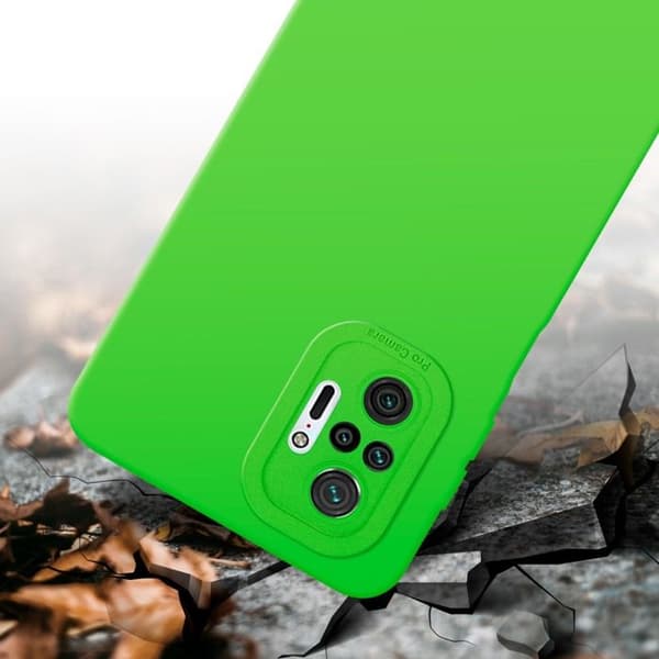 Skyddsfodral för Xiaomi RedMi NOTE 10 PRO i FLUID GRÖN Stötsäker Grön