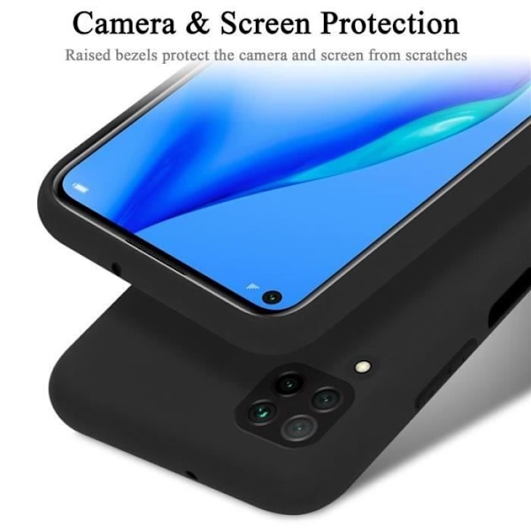 Cadorabo skal för Huawei P40 Lite/Nova 6 se/Nova 7i - i svart - Flexibelt TPU-silikon Svart
