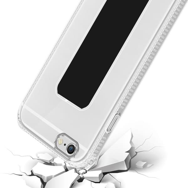iPhone 6 PLUS / 6S PLUS svart skal med stöd och ställfunktion Svart