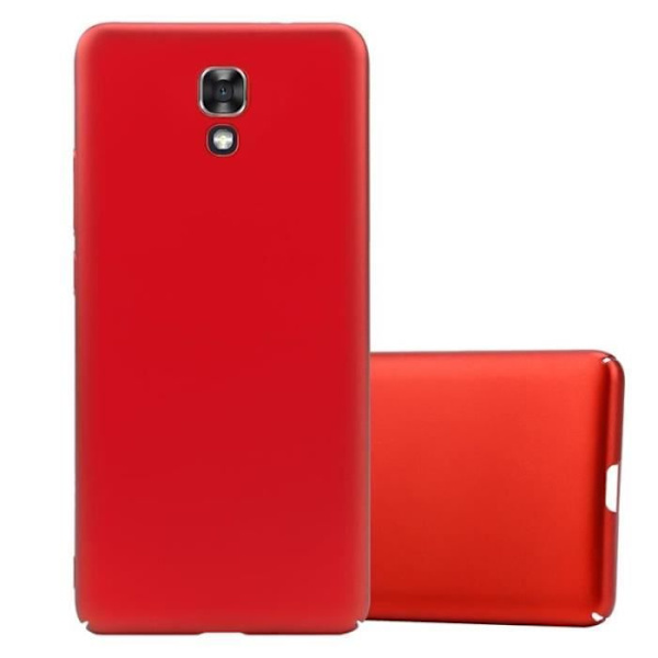 Coque - CADORABO - LG X SCREEN - Röd - Hård Skydd - Matt Metallisk Design Röd