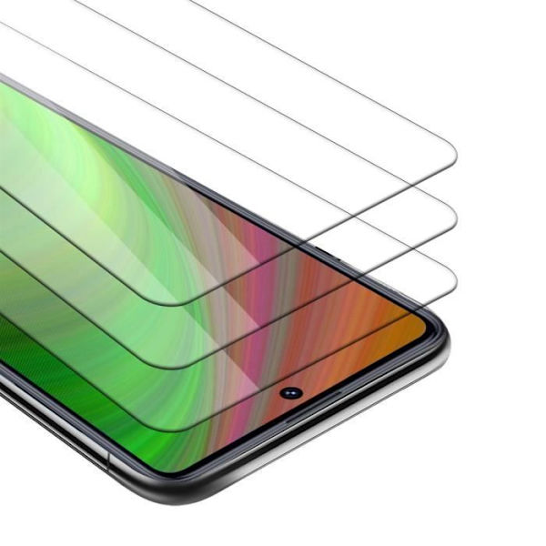 Skyddsglas för Xiaomi Poco X3 NFC - CADORABO - Paket med 3 - Reptåligt - Tjocklek 0,3 mm Transparent