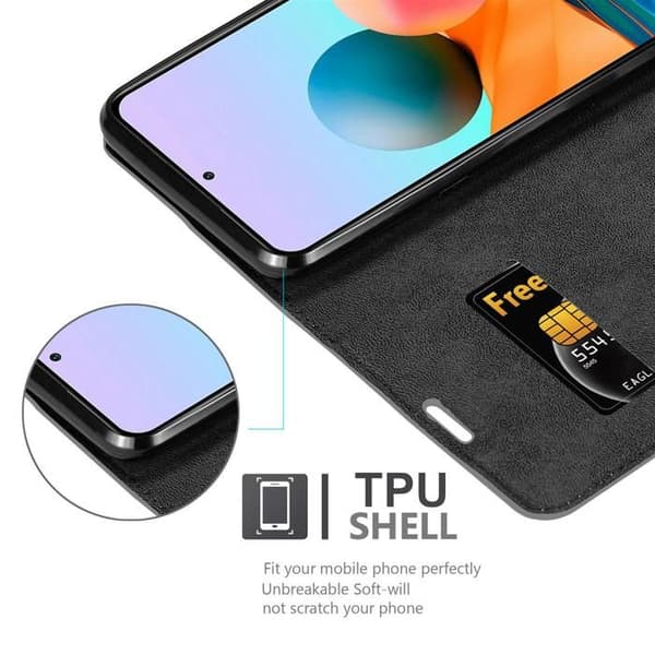 Fodral för Xiaomi RedMi NOTE 10 4G / RedMi NOTE 10S i TITAN GRÅ Grå