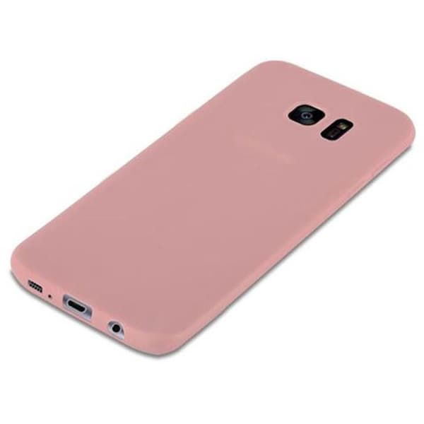 Skyddsfodral för Samsung Galaxy S7 EDGE CANDY ROSE VIF Stötsäker Silikon Ros
