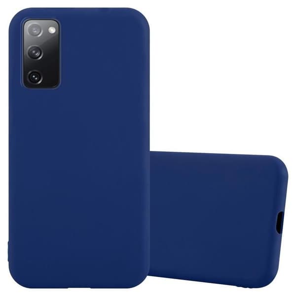 Skyddsfodral för Samsung Galaxy S20 FE MÖRKBLEU Stötskydd Silikon Blå