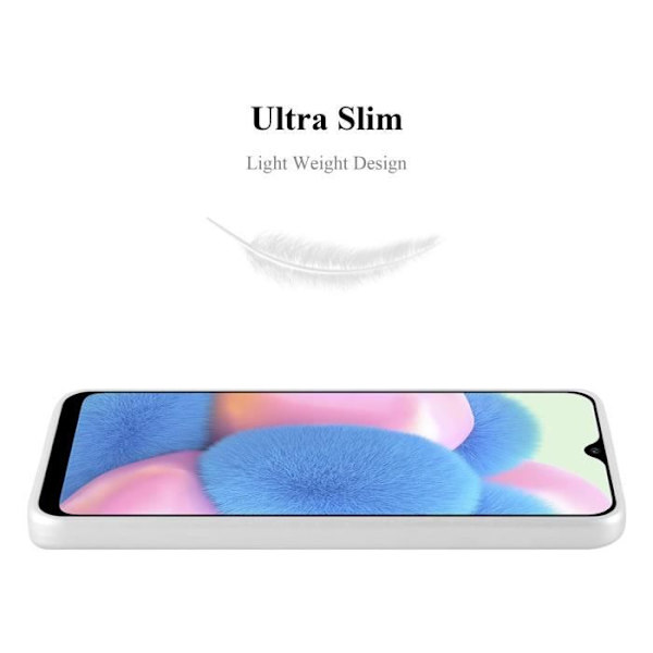 Fodral för Samsung Galaxy A50 4G / A50s / A30s Fodral i METALLISK SILVER Fodral Skydd Silikon TPU Matt Fodral