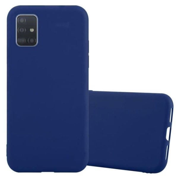 Fodral för Samsung Galaxy A52 (4G / 5G) / A52s i CANDY DARK BLUE Cadorabo Cover Protection Silikon TPU-fodral