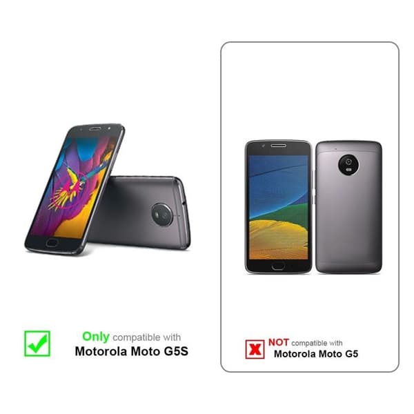 Skyddsskal för Motorola MOTO G5S CANDY BLÅ Stötsäker Silikon Blå