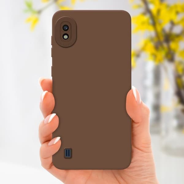 Skyddsfodral för Samsung Galaxy A10 i FLUID BRUN Stötsäker brun