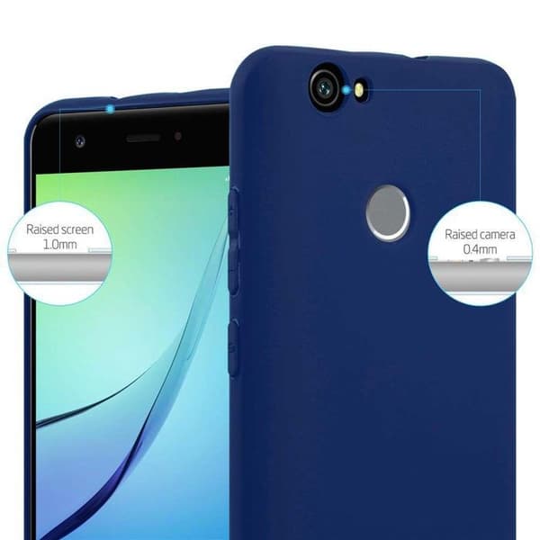Skyddsfodral för Huawei NOVA CANDY MÖRKBLAU Stötsäker Silikon Blå