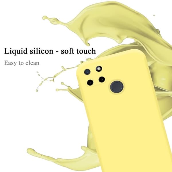 Skyddsskal för Realme C21Y / C25Y Stötskydd i LIQUID GUL Gul