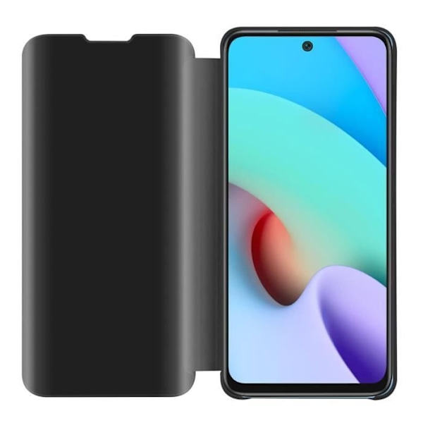 Fodral till Xiaomi RedMi 10 / NOTE 11 4G - CADORABO - Klar sikt - Spegelskydd - 360 grader - Svart Svart