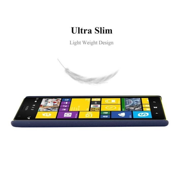 Coque - CADORABO - Nokia Lumia 1520 - Hårdt Beskyttelse - Mat Design - Blå Farve Blå