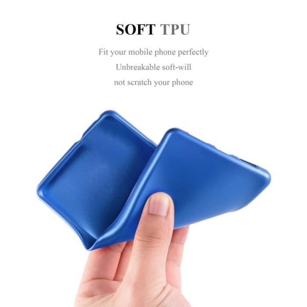 Coque - CADORABO - RedMi 9T / POCO M3 - Skydd i silikon TPU - Tunn design - Färg blå Blå