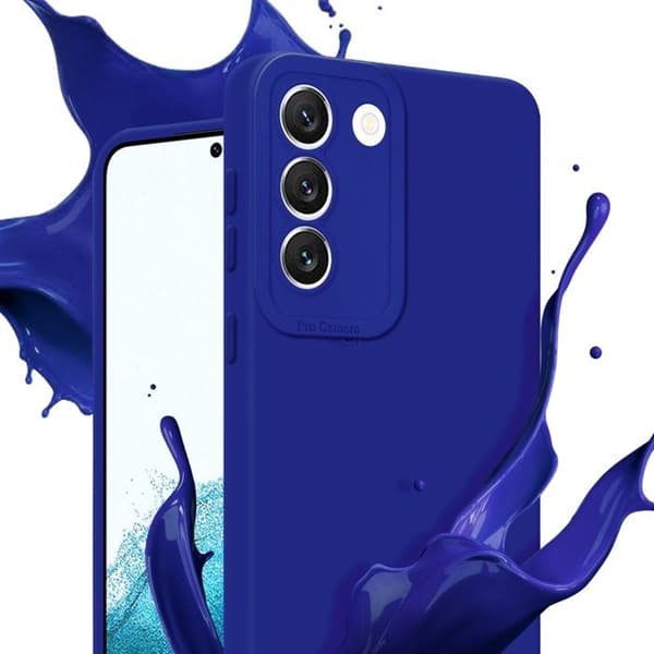 Skyddsfodral för Samsung Galaxy S22 i FLUID BLÅ Stötsäker Blå