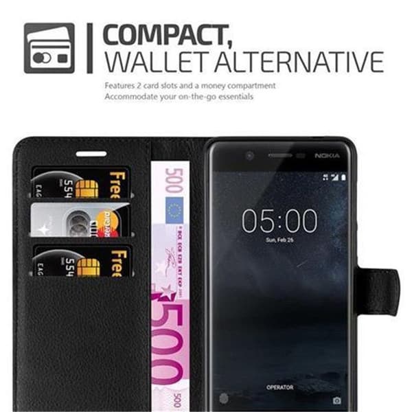 Fodral för Nokia 5 2017 i JET BLACK Svart
