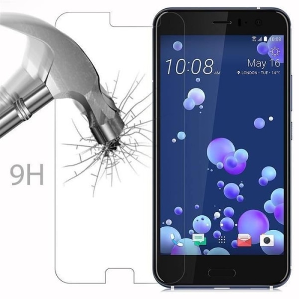 Cadorabo – Skärmskydd i härdat glas för > HTC OCEAN - U11 < Skärmskydd i härdat glas skyddsglas