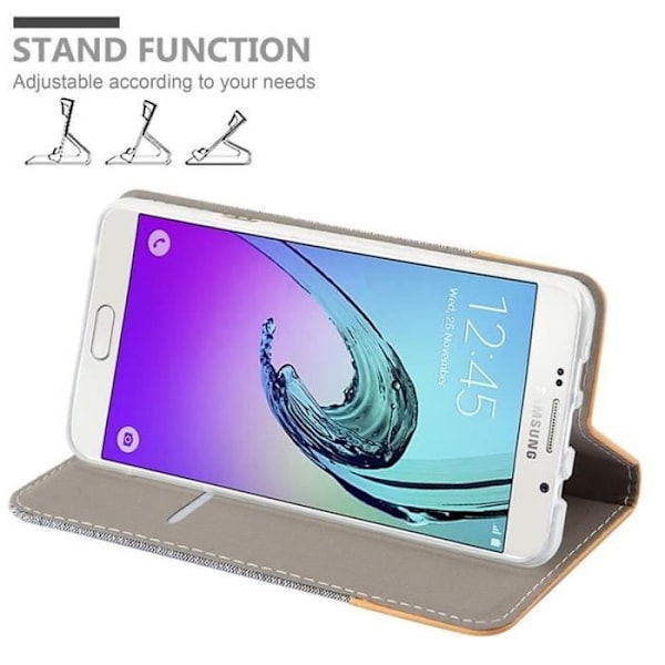 Cadorabo Fodral till Samsung Galaxy A7 2016 i LJUSGRÅ BRUN