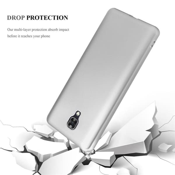 Skal för LG X SCREEN Skyddsskal i MATTSILVER Metallic Design Grå