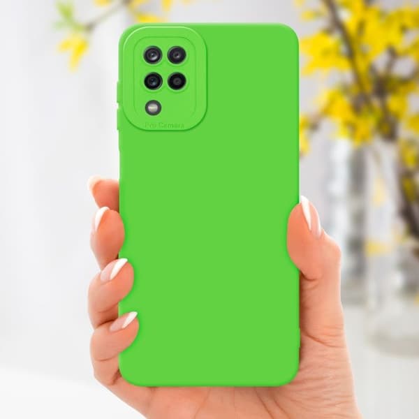 Skyddsfodral för Samsung Galaxy A12 / M12 i FLUID GRÖN Stötsäker Grön