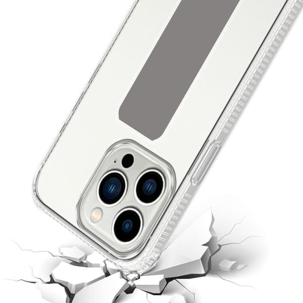 iPhone 12 / 12 PRO GRÅ skal med stöd och ställfunktion Grå