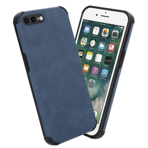 Skal för iPhone 7 PLUS / 7S PLUS / 8 PLUS Saphir Blå Skydd Blå