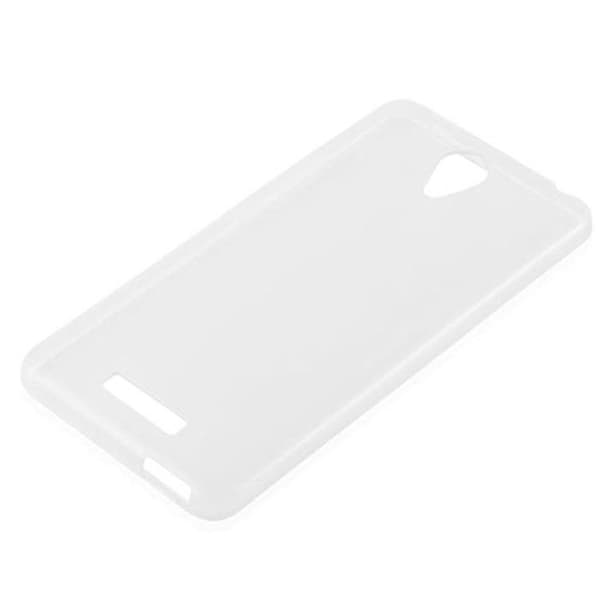 Transparent stötsäker silikonfodral för Xiaomi RedMi 3 Vit
